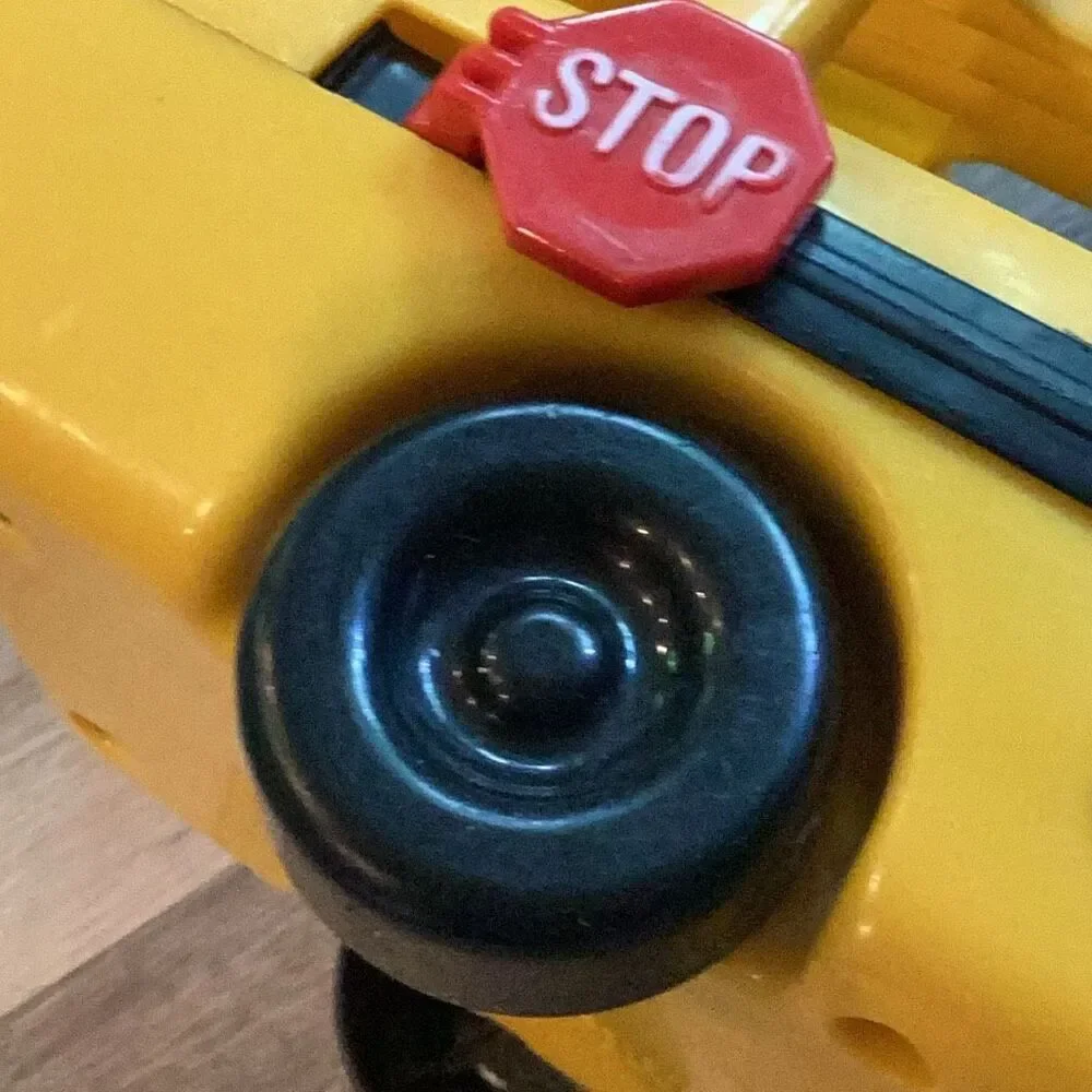 Vintage Little Tikes School Bus Toddle Tots Vehicle Toy USA Made
